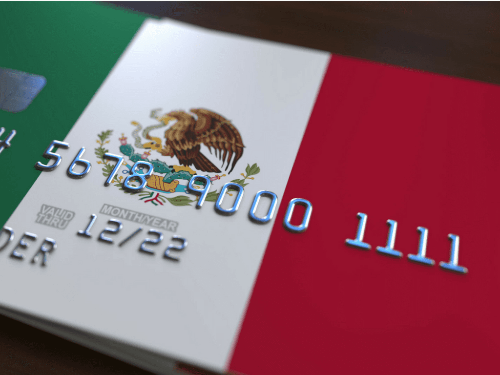 Mexico debit card photo