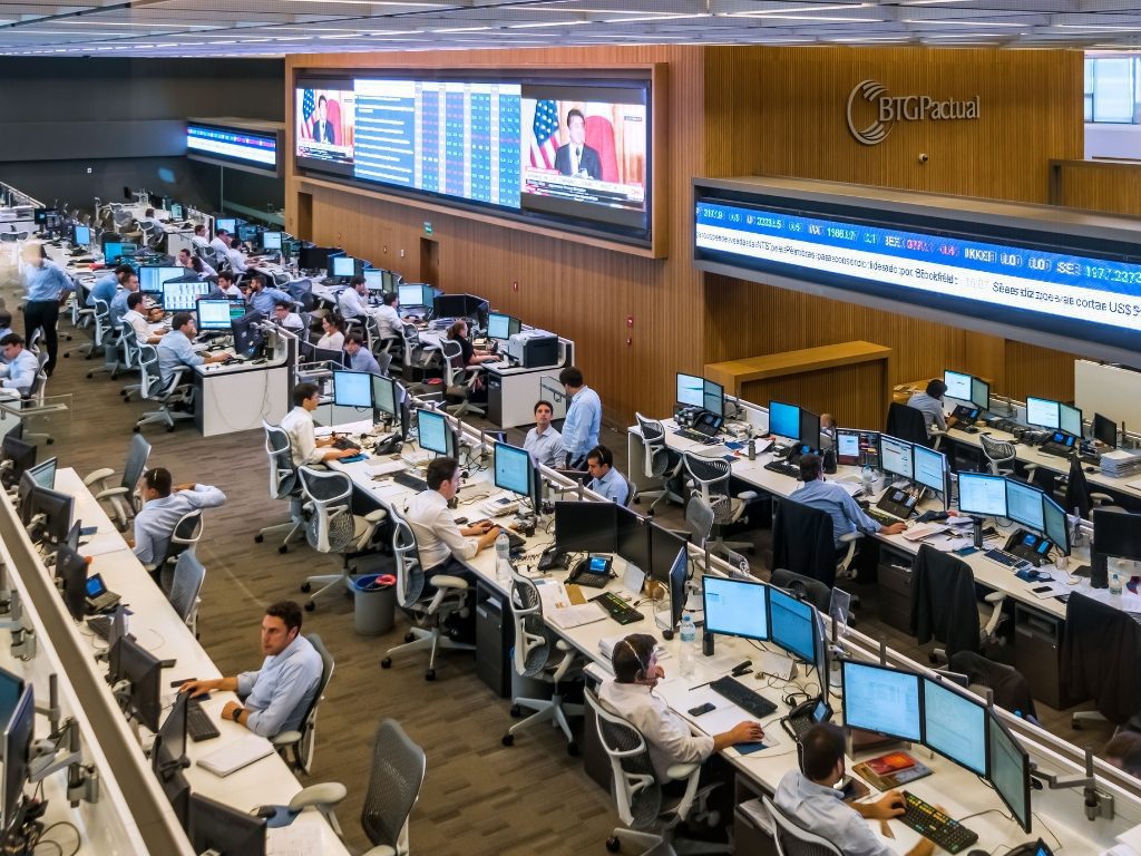 BTG Pactual Trading Floor