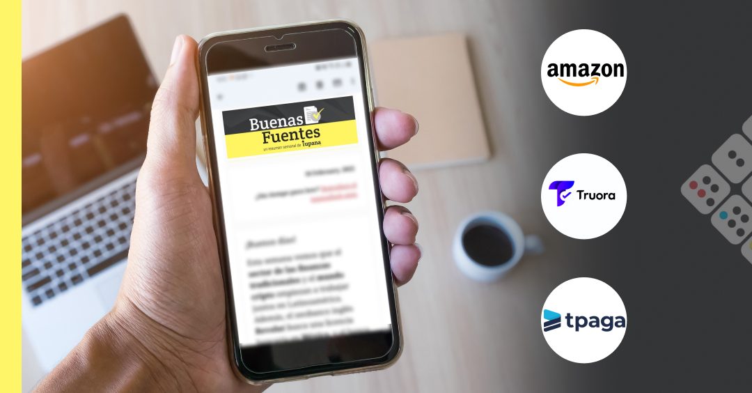 Buenas Fuentes: Amazon construye nube, Baubap levanta 120 M y BTG continúa en cripto