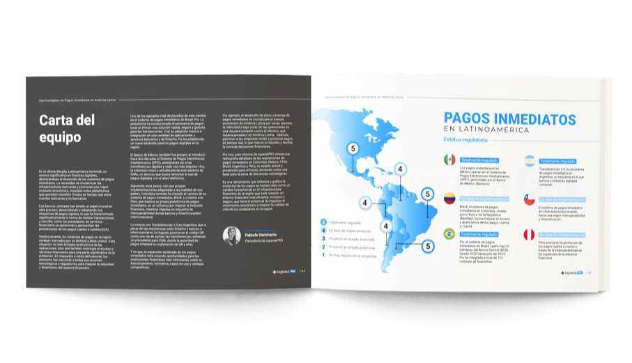 Mapa de Pagos inmediatos en América Latina: Panorama de regulación