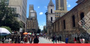 Calle popular de Bogotá