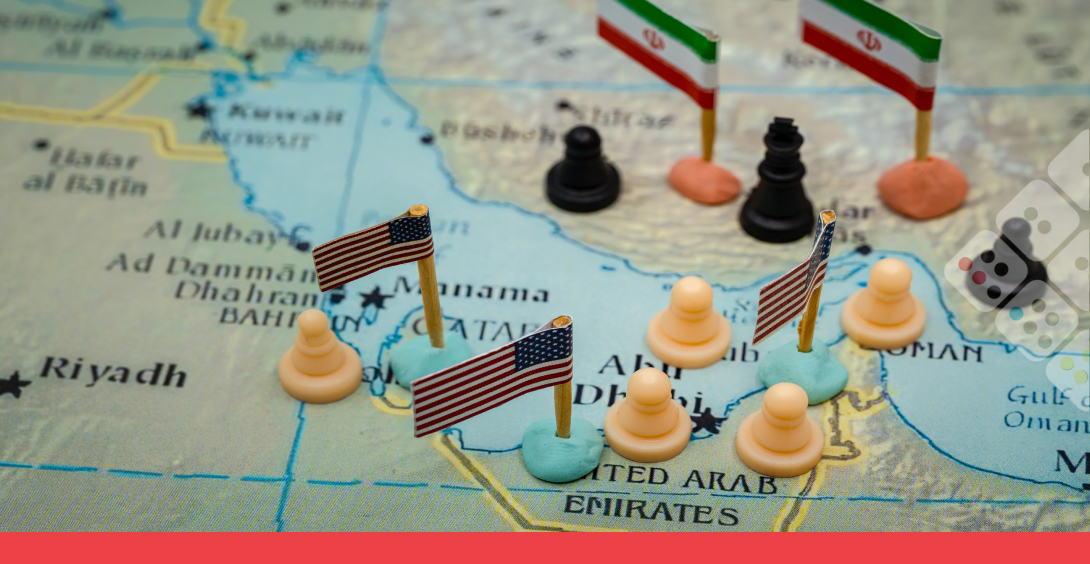 Mapa del Estrecho de Ormuz. Conflicto en Medio Oriente