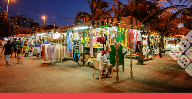 mercado callejero en brasil